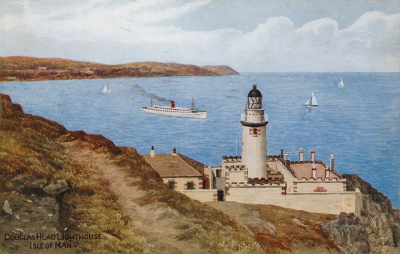 Douglas Head fyr, Isle of Man av Alfred Robert Quinton