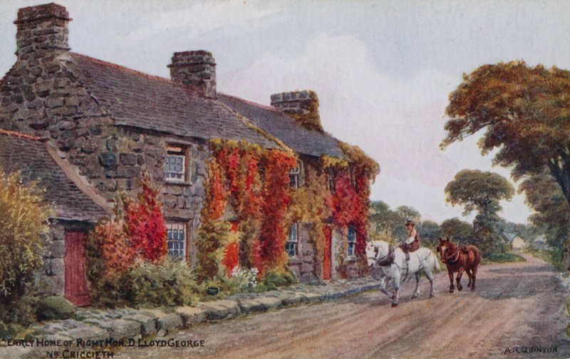 Early Home of Right Hon. D. Lloyd George, Nr. Criccieth av Alfred Robert Quinton