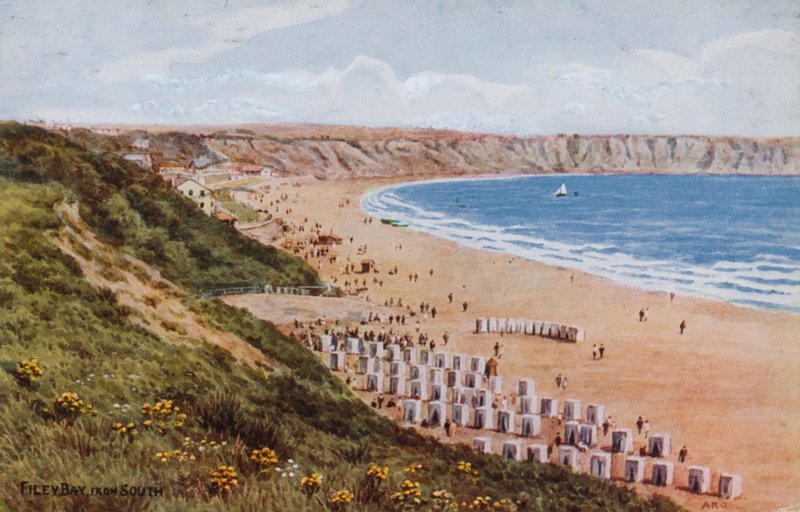 Filey Bay, från söder av Alfred Robert Quinton