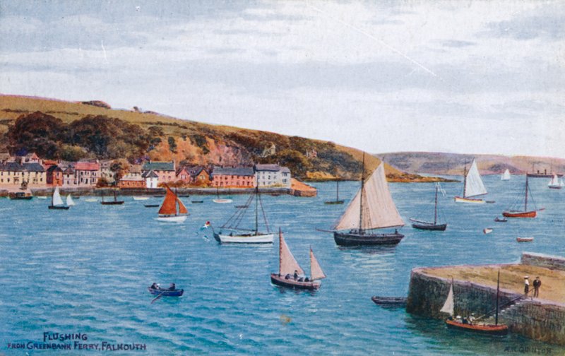 Spolning från Greenbank Ferry, Falmouth av Alfred Robert Quinton