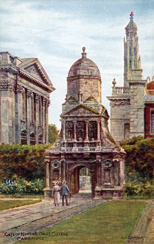 Hedersporten, Caius College, Cambridge av Alfred Robert Quinton