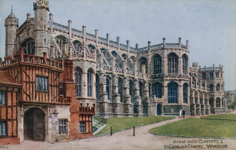 Hästskoklostret och St Georges Chapel, Windsor av Alfred Robert Quinton