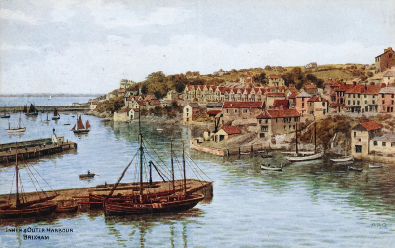 Inre och yttre hamn, Brixham av Alfred Robert Quinton