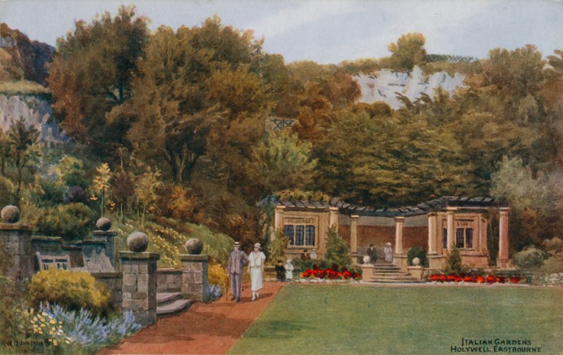 Italienska trädgårdar, Holywell, Eastbourne av Alfred Robert Quinton