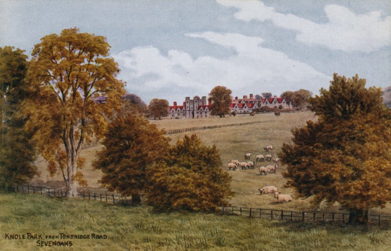 Knole Park, från Tonbridge Road, Sevenoaks av Alfred Robert Quinton