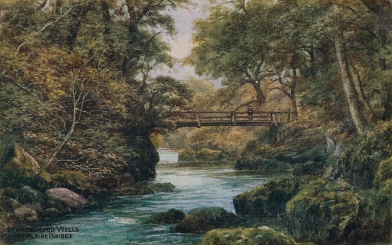 Llandrindod Wells, den alpina bron av Alfred Robert Quinton