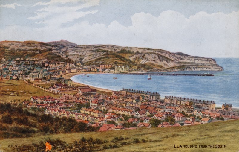Llandudno, från söder av Alfred Robert Quinton