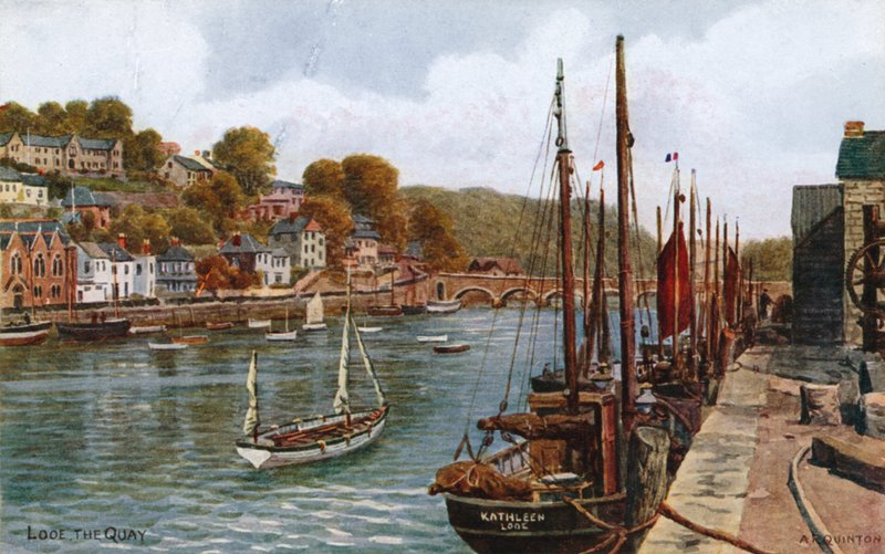 Looe, kajen av Alfred Robert Quinton