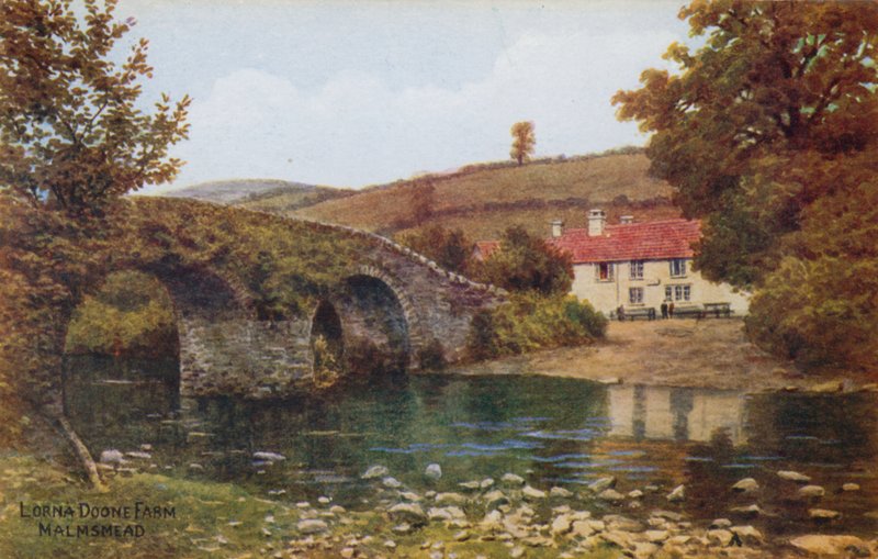 Lorna Doone Farm, Malmsmead av Alfred Robert Quinton