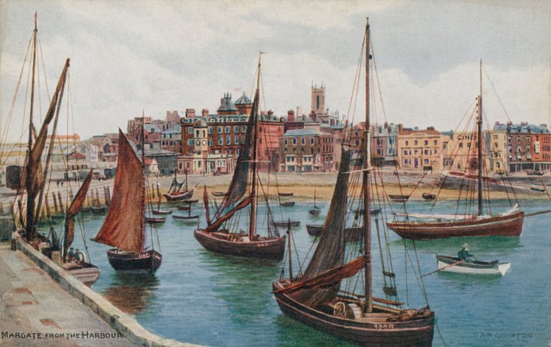 Margate, från hamnen av Alfred Robert Quinton