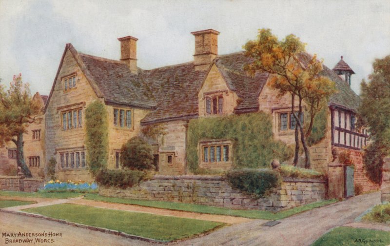 Mary Andersons hem, Broadway Worcestershire av Alfred Robert Quinton