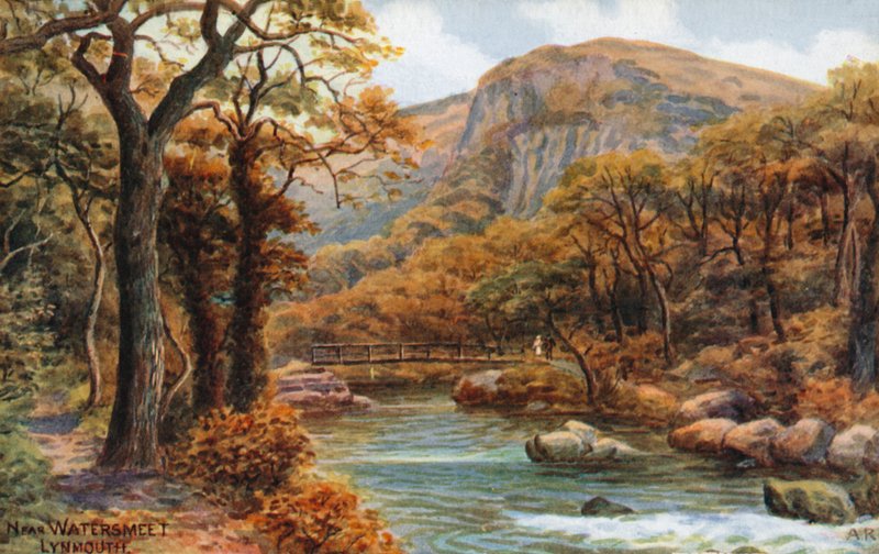 Nära Watersmeet, Lynmouth av Alfred Robert Quinton