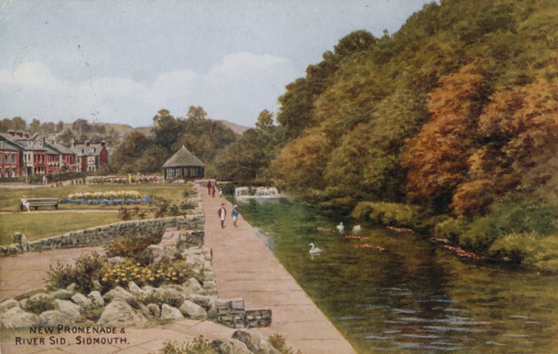New Promenade och River Sid, Sidmouth av Alfred Robert Quinton
