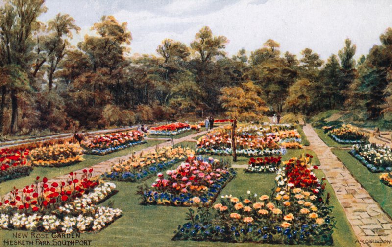 Nya rosenträdgården, Hesketh Park, South Port av Alfred Robert Quinton