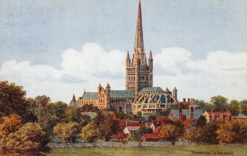 Norwich katedral av Alfred Robert Quinton