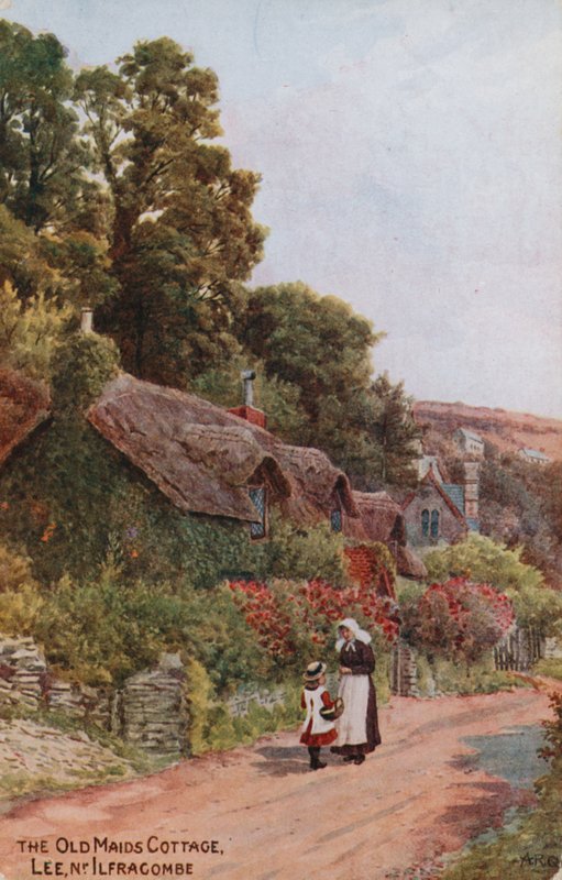 Old Maids Cottage, Lee, Ilfracombe av Alfred Robert Quinton