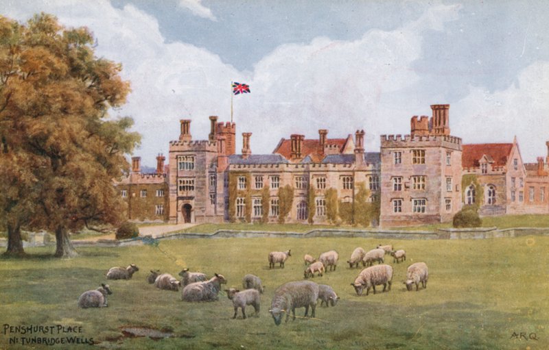 Penshurst Place, nära Tunbridge Wells av Alfred Robert Quinton