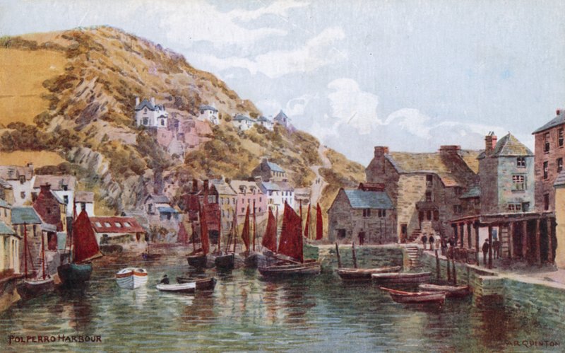 Polperro hamn av Alfred Robert Quinton