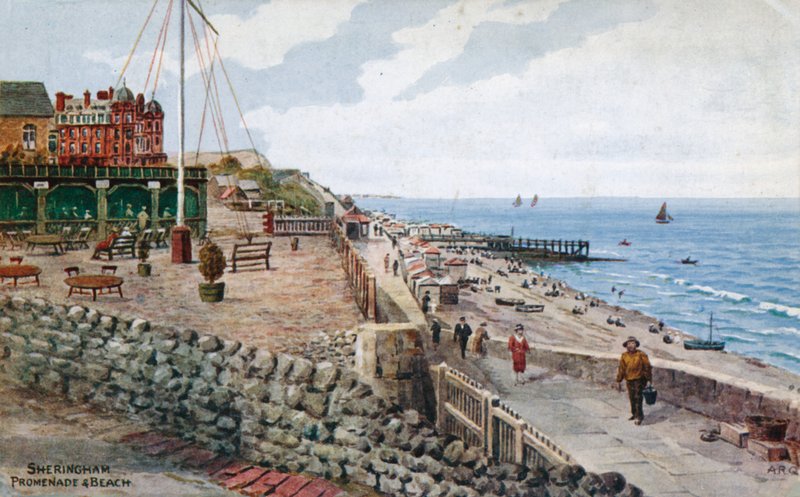 Sheringham, Promenade och Beach av Alfred Robert Quinton