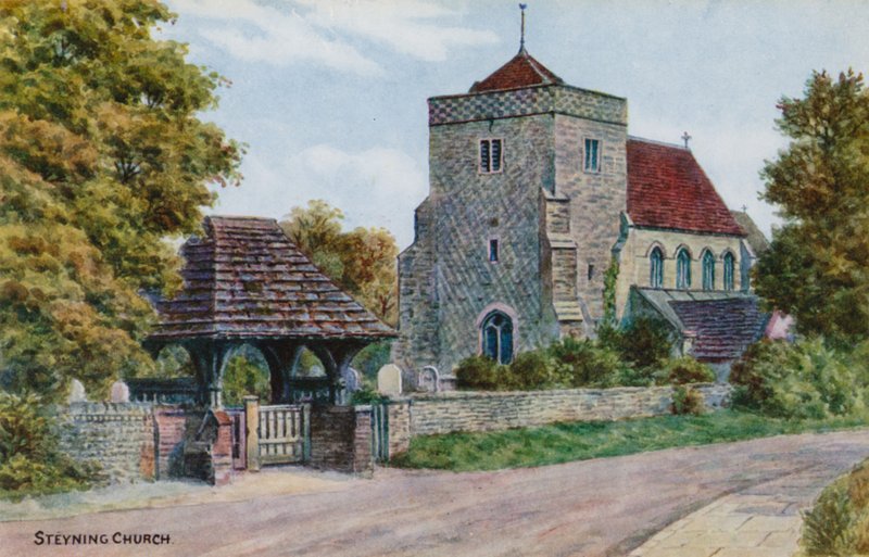 Steyning kyrka av Alfred Robert Quinton