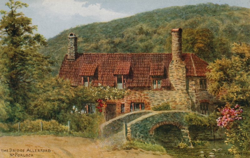 The Bridge, Allerford, Nr Porlock av Alfred Robert Quinton