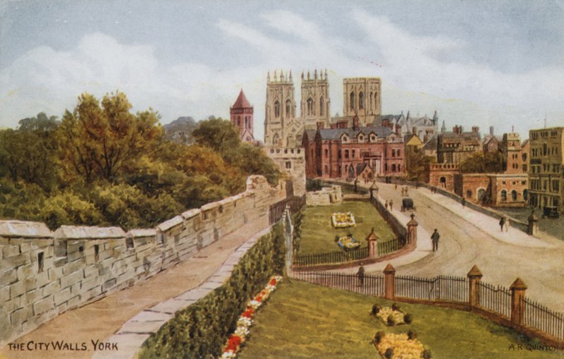 Stadsmurarna, York av Alfred Robert Quinton