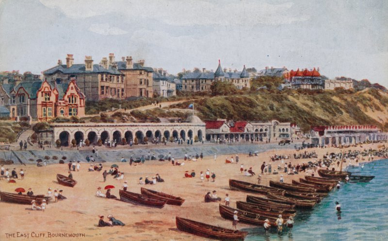 The East Cliff, Bournemouth av Alfred Robert Quinton