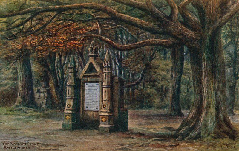 Den normandiska stenen, Battle Abbey av Alfred Robert Quinton