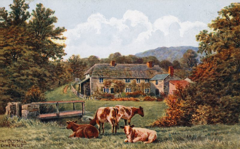 Den gamla kvarnen, Lyme Regis av Alfred Robert Quinton
