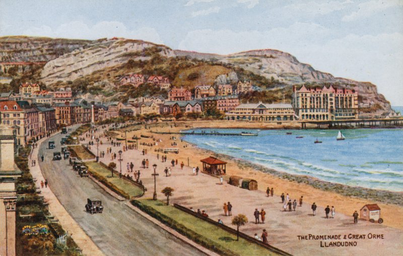 The Promenade och Great Orme, Llandudno av Alfred Robert Quinton