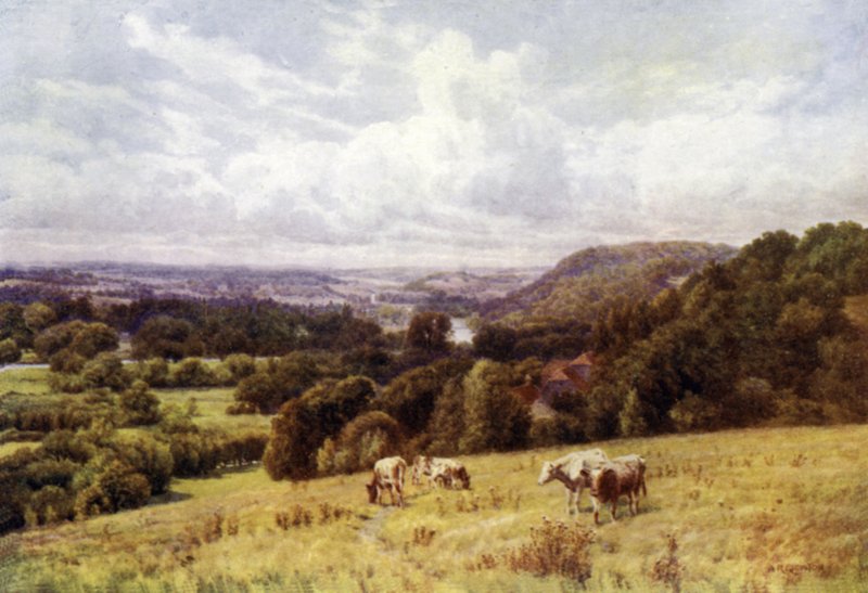Themsedalen från Hennerton, Henley av Alfred Robert Quinton