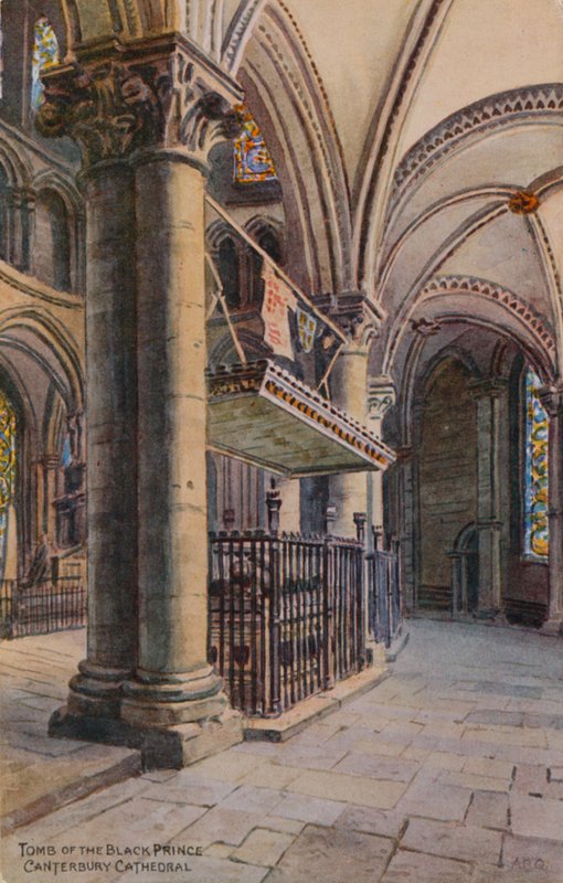 Den svarte prinsens grav, Canterbury Cathedral av Alfred Robert Quinton
