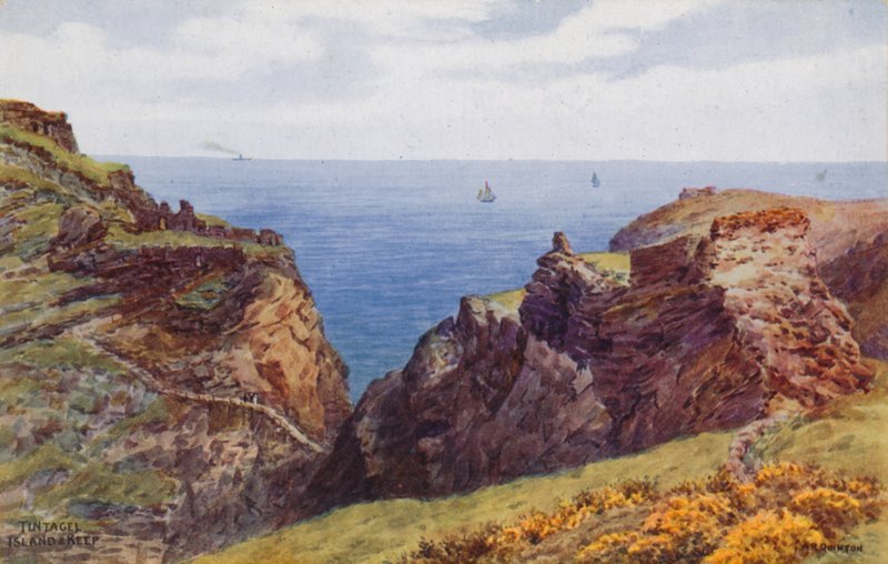 Tintagel, Island och Keep av Alfred Robert Quinton