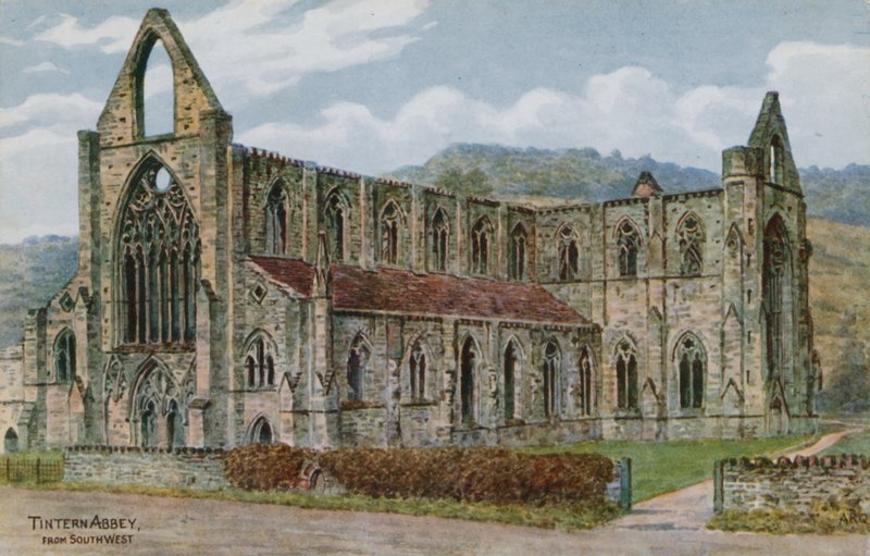 Tintern Abbey, från sydväst av Alfred Robert Quinton