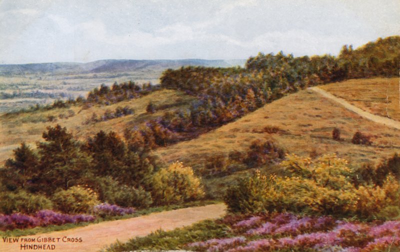 Utsikt från Gibbet Cross, Hindhead av Alfred Robert Quinton