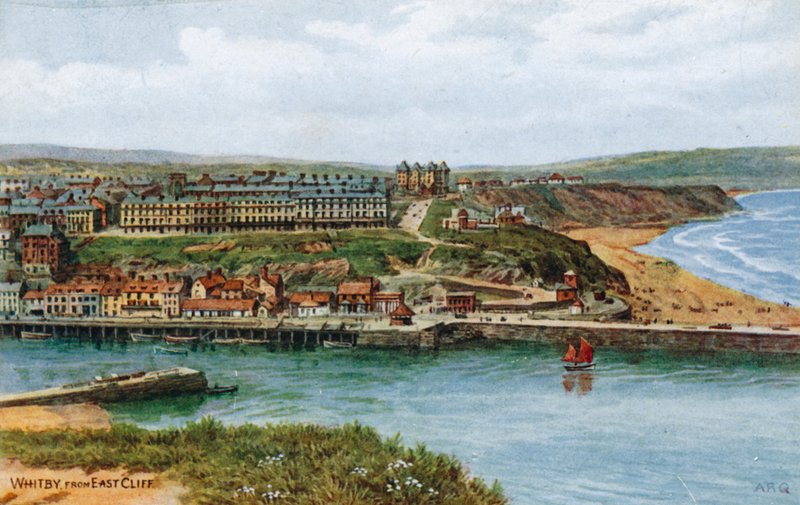 Whitby, från East Cliff av Alfred Robert Quinton