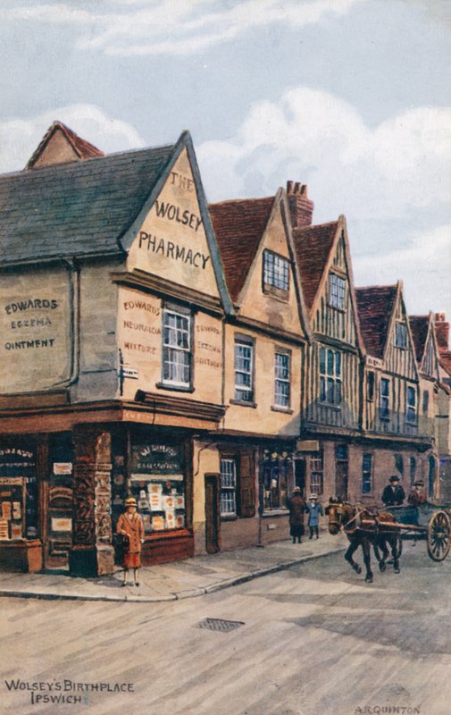 Wolseys födelseplats, Ipswich av Alfred Robert Quinton
