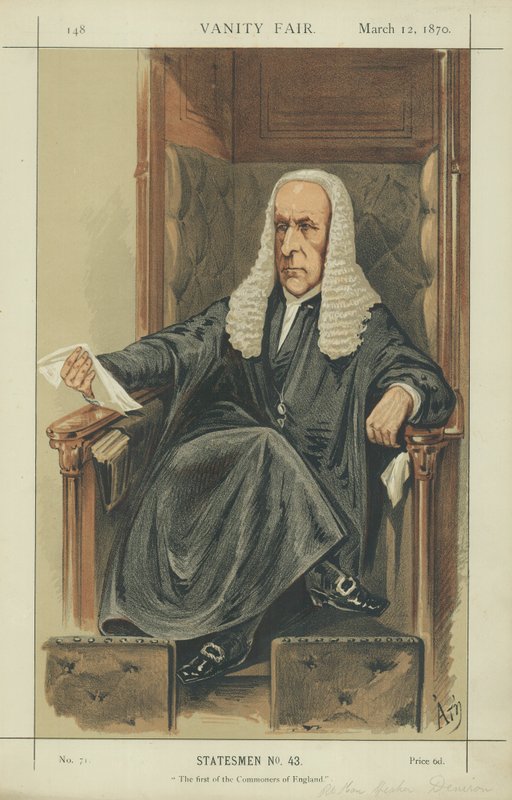 The Speaker (Mr Speaker Denison) av Alfred Thompson