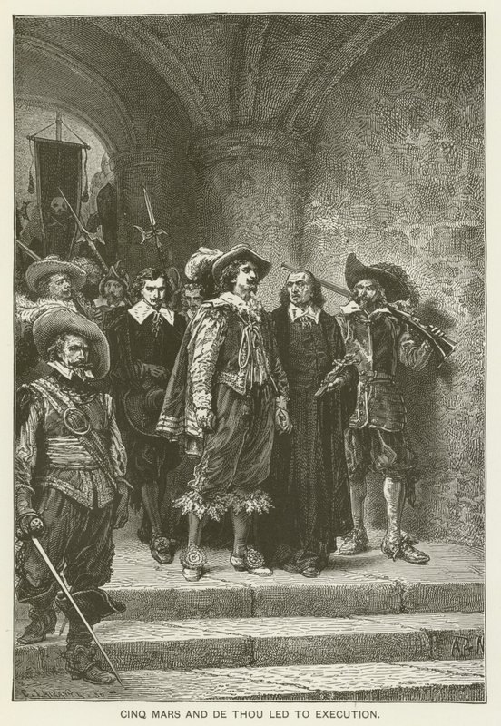 Cinq Mars och De Thou ledde till avrättning av Alfred de Vigny