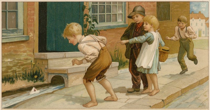 Den tappre tennsoldaten (chromolitho) av Alice Havers
