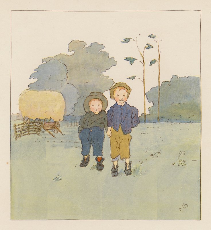 Seeking Adventures (färglitografi) av Alice Maud Beddington