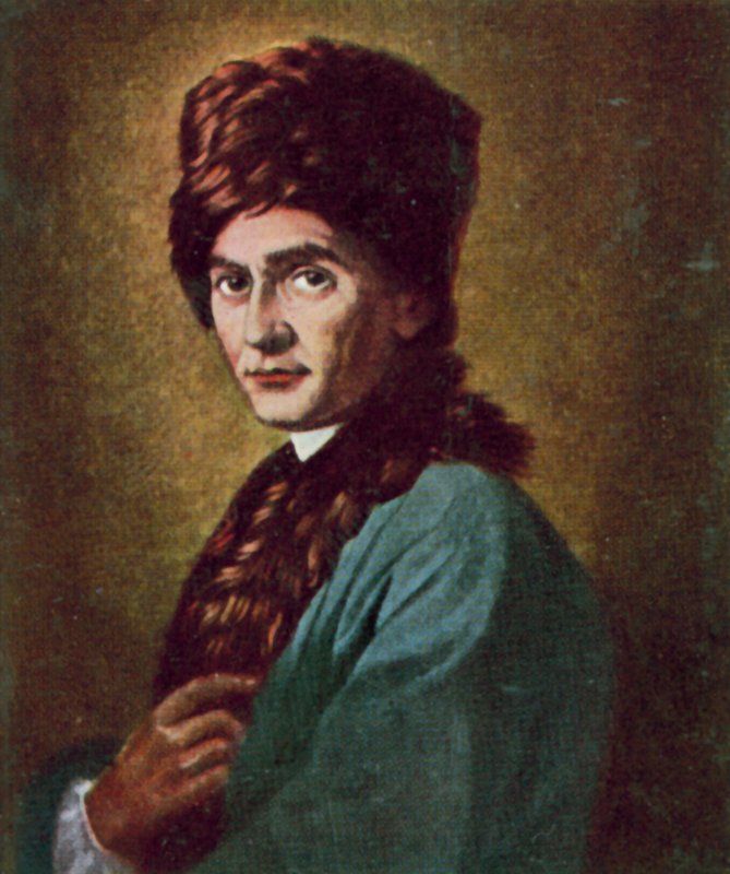 Jean-Jacques Rousseau, schweizisk filosof och författare (färglitografi) av Allan Ramsay