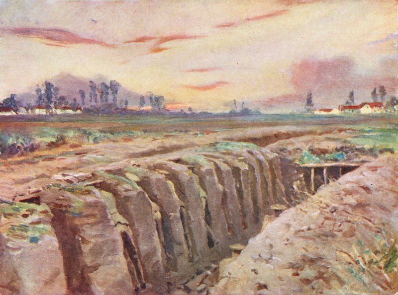 WW1: Brittiska skyttegravar i Flandern av Allan Stewart