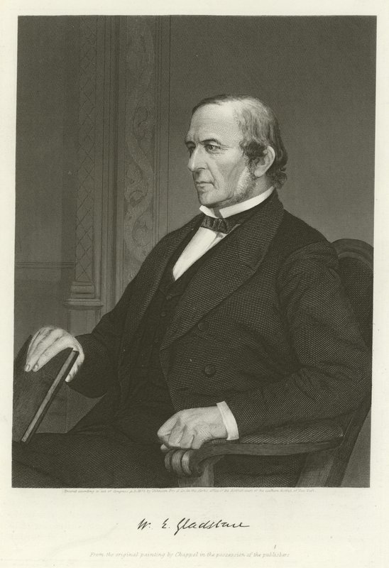 William Ewart Gladstone, brittisk liberal politiker av Alonzo Chappel
