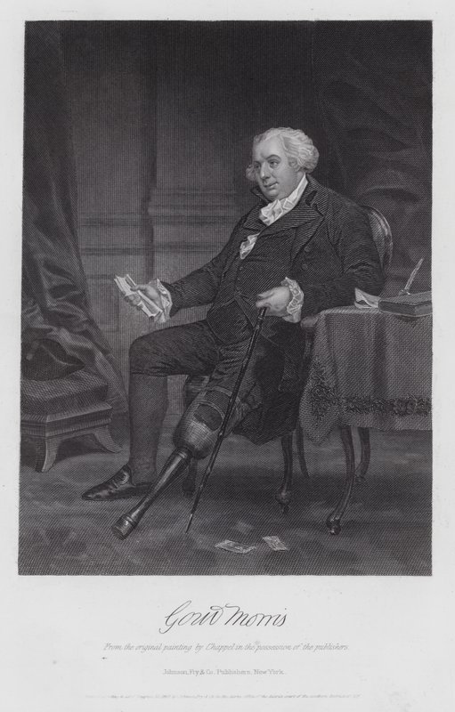 Gouverneur Morris (gravyr) av Alonzo (after) Chappel