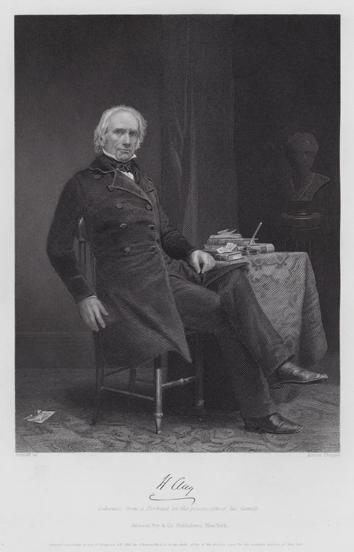 Henry Clay (gravyr) av Alonzo (after) Chappel