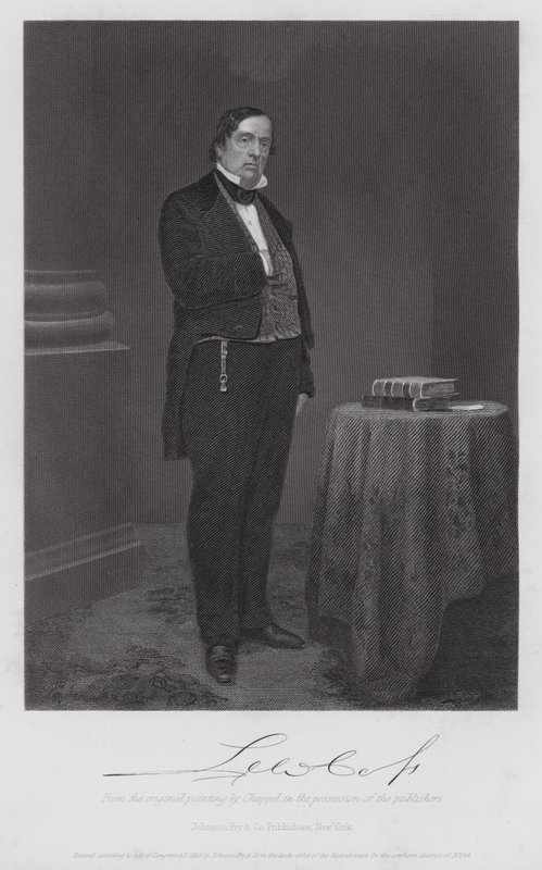 Lewis Cass (gravyr) av Alonzo (after) Chappel