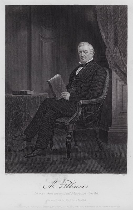 Millard Fillmore (gravyr) av Alonzo (after) Chappel