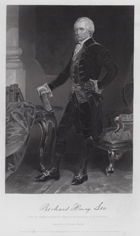 Richard Henry Lee (gravyr) av Alonzo (after) Chappel
