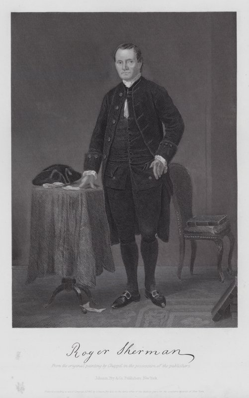 Roger Sherman (gravyr) av Alonzo (after) Chappel